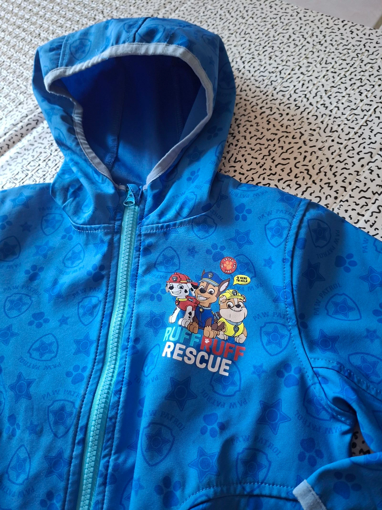Chaqueta softshell Pat' Patrouille azul 4 años (104 cm) con capucha – photo 3